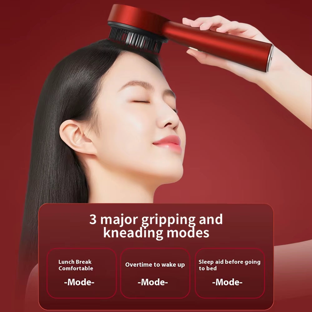 3 Modes Electric Multifunctional Infrared Therapy Comb Promote Hair Growth Massage of Hair Follicles Essence Oil Applicator